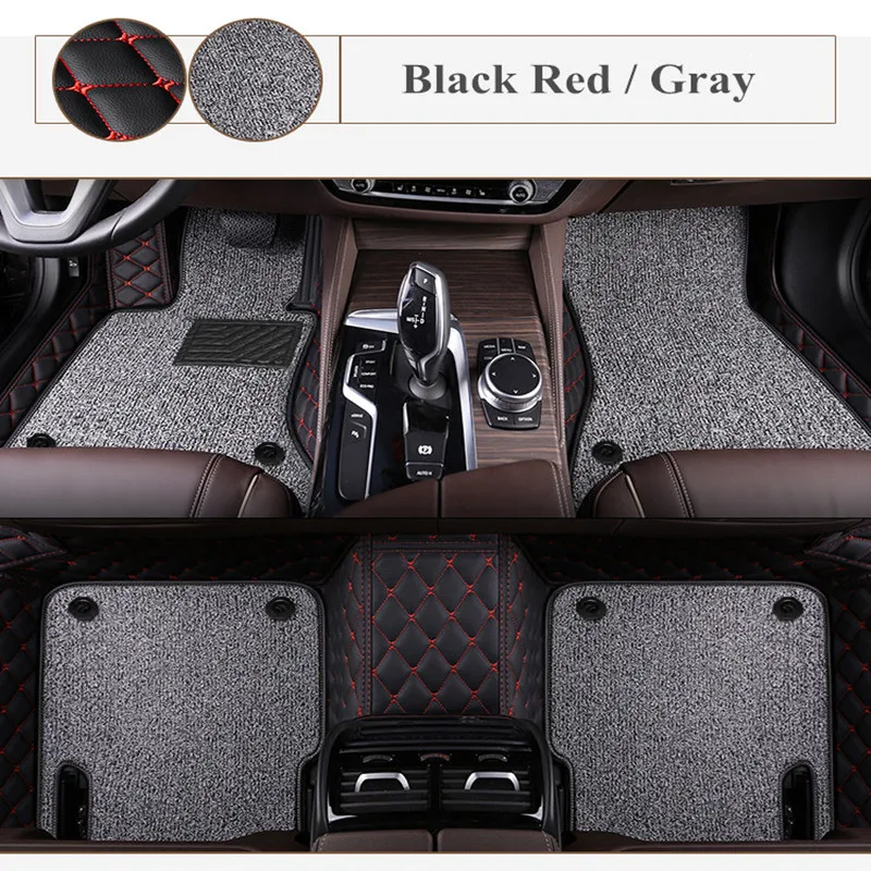 

Top quality rugs! Custom special car floor mats for Volkswagen ID.7 2025 wear-resisting double layers carpets for ID7 2024