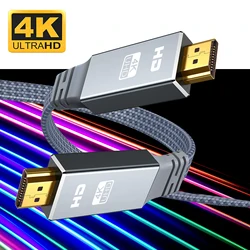 Kabel 4K HDMI płaska Slim 2.0, 18Gbps High Speed, HDMI to HDMI, 4K @ 60Hz, 3D, dla UHD TV, PS4, PS3