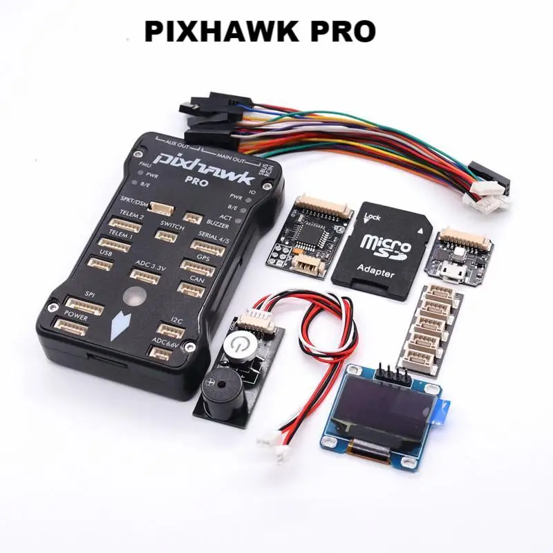 

Pixhawk PRO PX4 PIX 32 Bit Flight Controller PPM Encode I2C RGB OLED Safety Button Autopilot RC Quadcopter Ardupilot ArduPlane