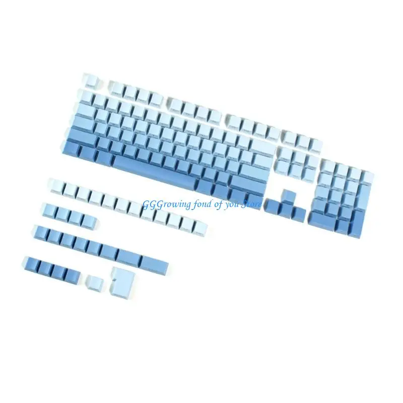 

H9EB 134PCS Keycaps Heat Sublimated Keycap Set Dye-Subbed Color OEM Height For Mechanical Keyboard Gamers For Typists
