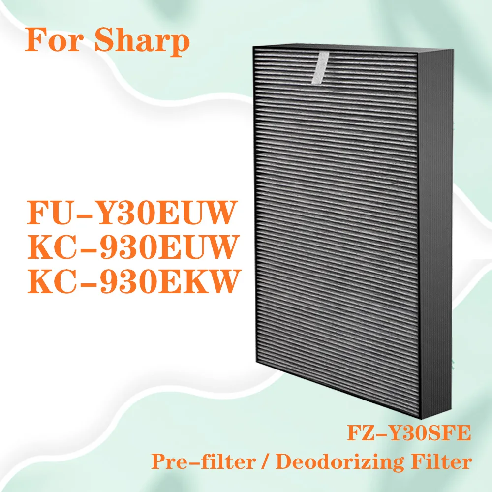 FZ-Y30SFE Hepa Deodorizing Filter Replacement for SHARP Air Purifier FU-Y30EUW KC-930EUW KC-930EKW