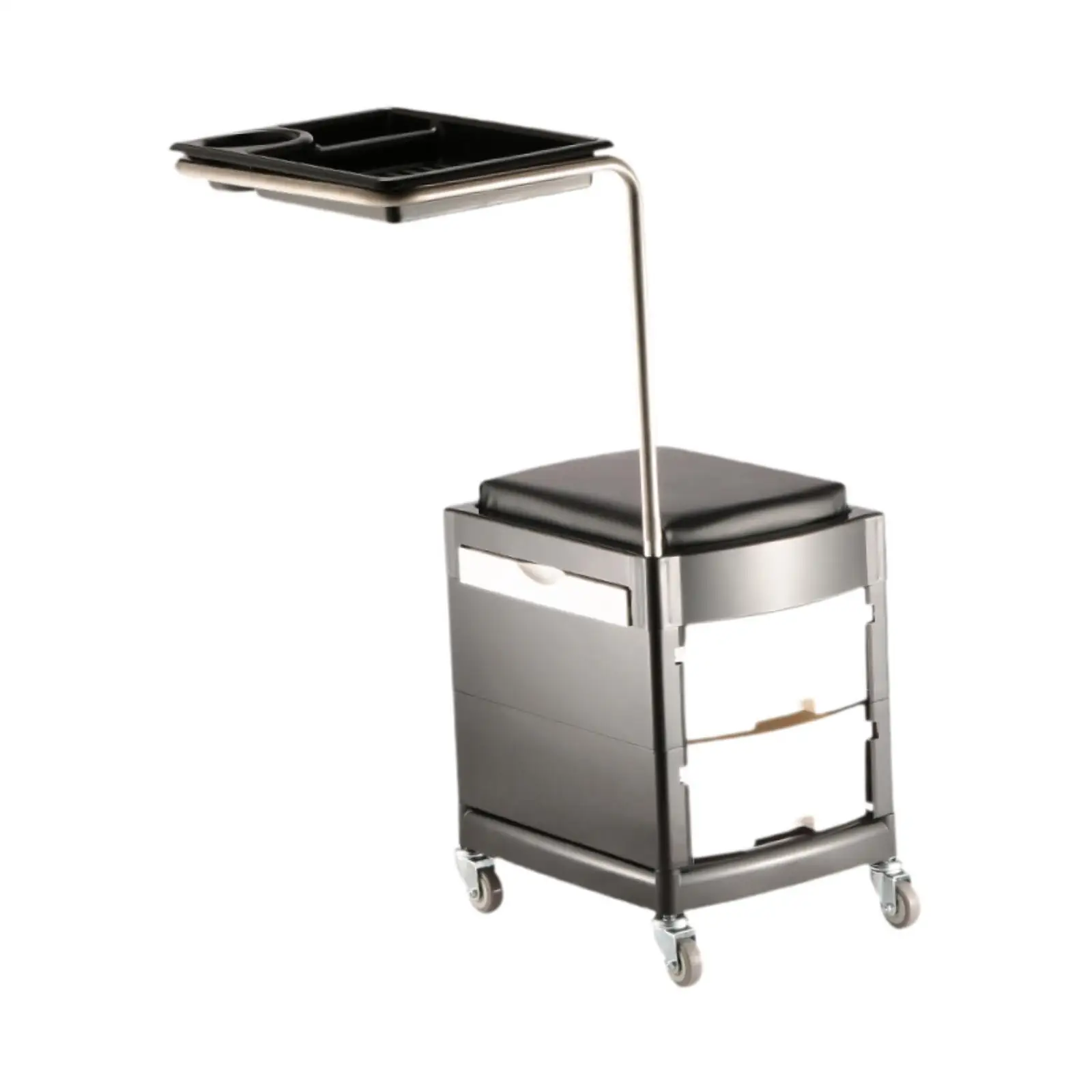 

Salon Trolley Cart Movable with Drawers Salon Tray Cart on Wheels Rolling Cart for Hairdressing Home SPA Salons Hairstylist