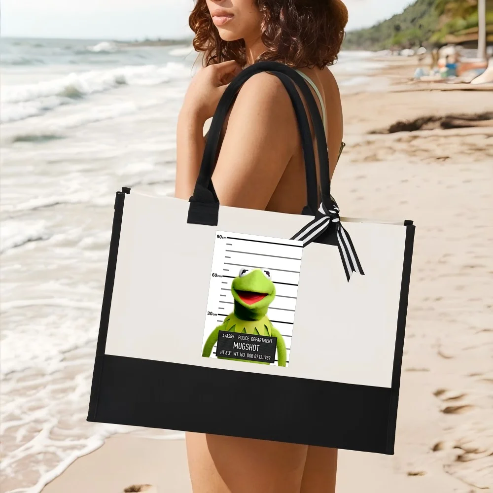 كومي 2026 وصول جديد موضة عملية واسعة قابلة لإعادة الاستخدام حمل حقيبة نمط طباعة 2 لهجة الثقيلة حقيبة كتف كبيرة ل أ