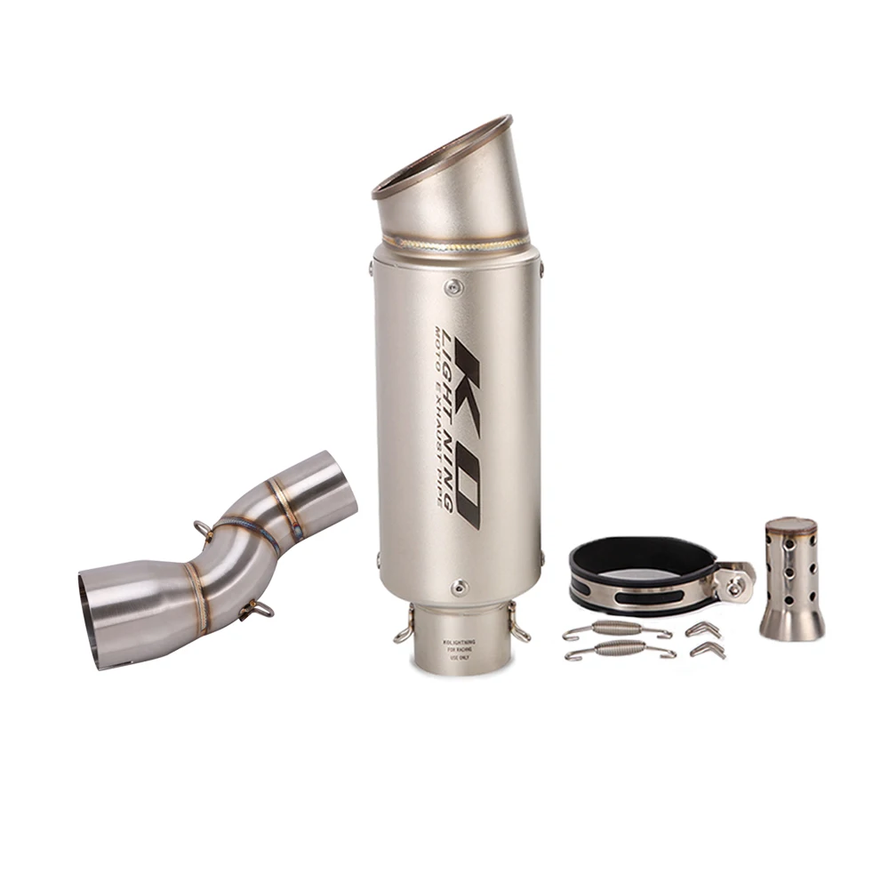 Slip On For Honda CBR1000 2017-2025 Motorcycle Exhaust System 51mm Muffler Middle Link Pipe Escape Moto DB Killer