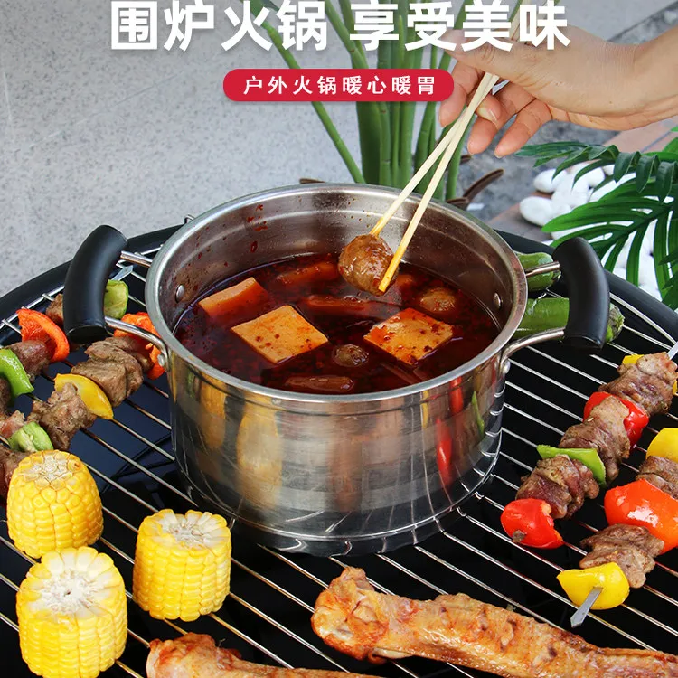 Household barbecue grill brazier outdoor heating stove charcoal stove table