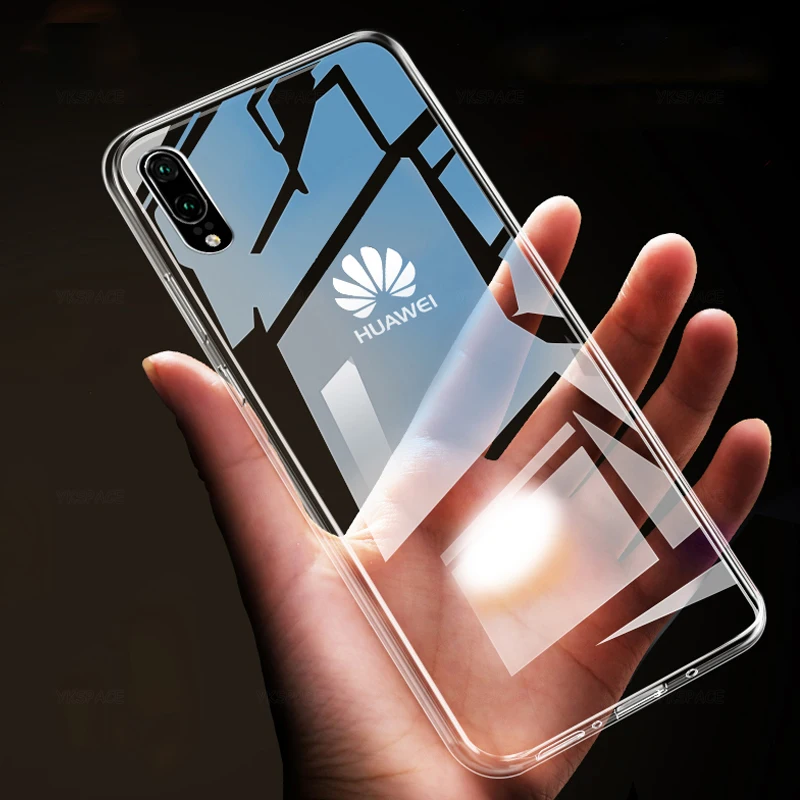 Soft Silicone TPU Ultra Thin Transparent Case For Huawei Y5 Y6 Y7 Y8 Y9 Pro Plus Prime 2018 2019 Art Shockproof Phone Cover