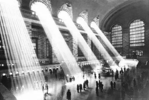 NEW YORK GRAND CENTRAL STATION POSTER Rare New 24x36 Canvas Print Poster