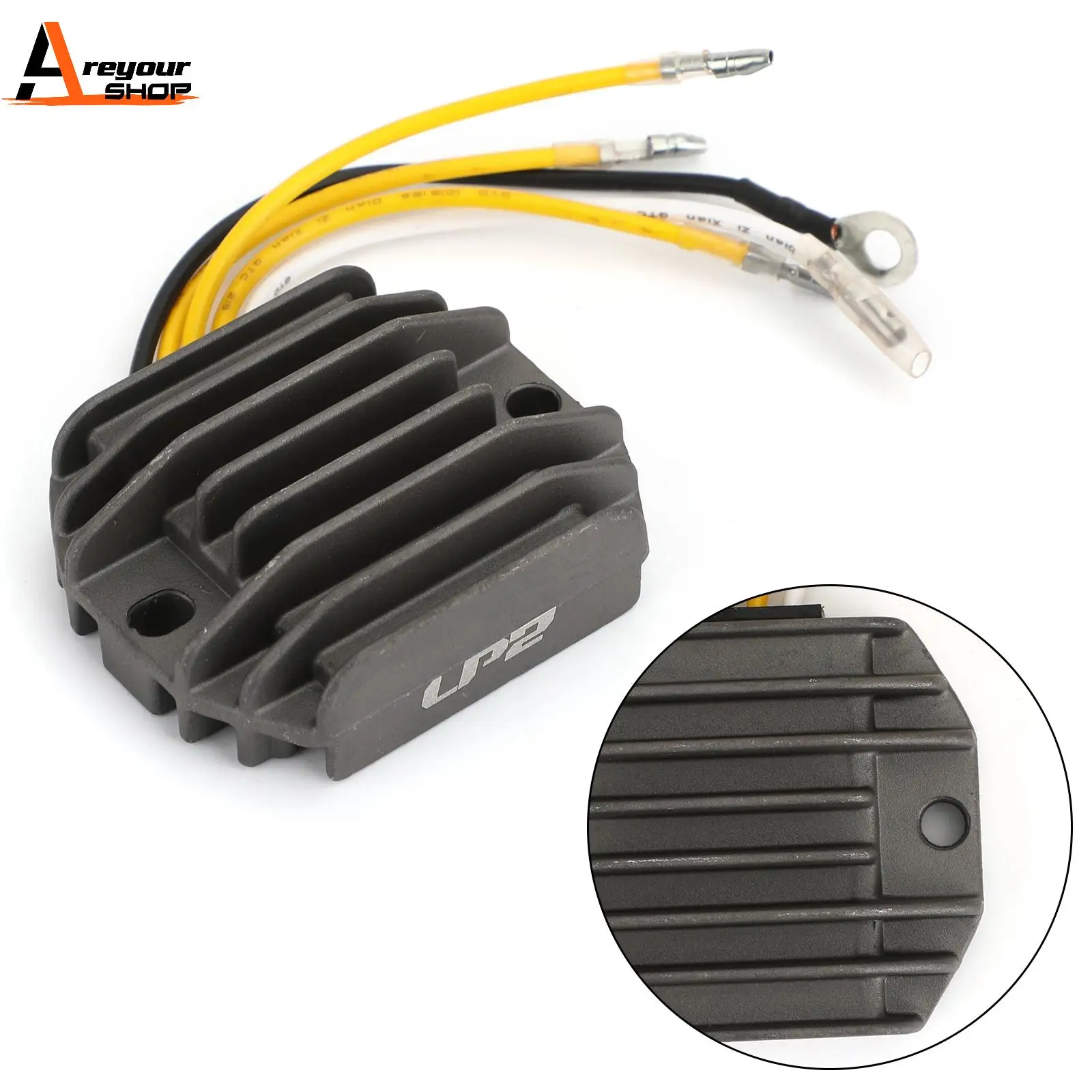 

Areyourshop for Suzuki DF9.9B / 15A / 20A 13-17 32800-89L00 32800-89L01 Voltage Regulator Rectifier DF20A DF15A 2013-2017 Motor