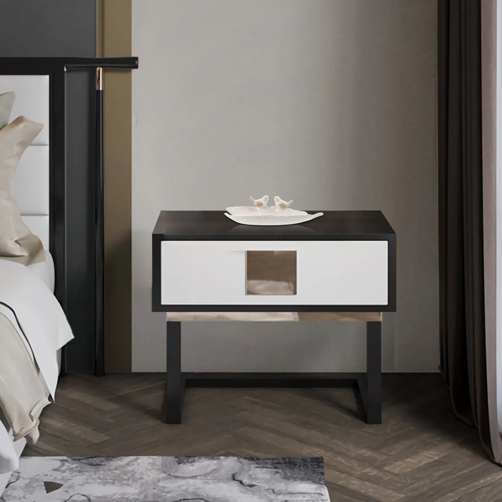 الأزياء والمجوهرات لوحة السيراميك حلية صينية المنظم عرض للخواتم أقراط قلادة نوع ديكور المنزل هدية #4