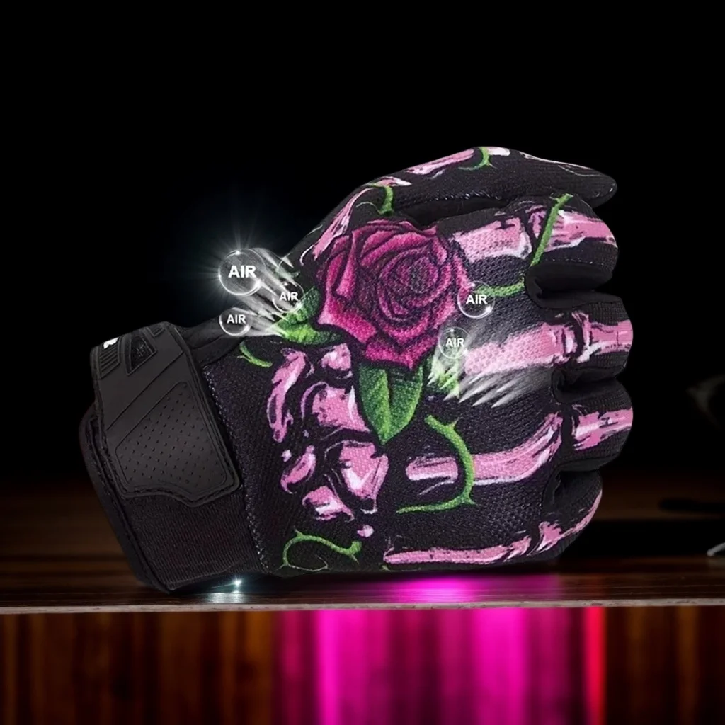 

1 шт. велосипедные перчатки с полным пальцем-мотоциклетные перчатки с сенсорным экраном и рисунком черепа-призрачного когтя Джокера для езды на горном велосипеде