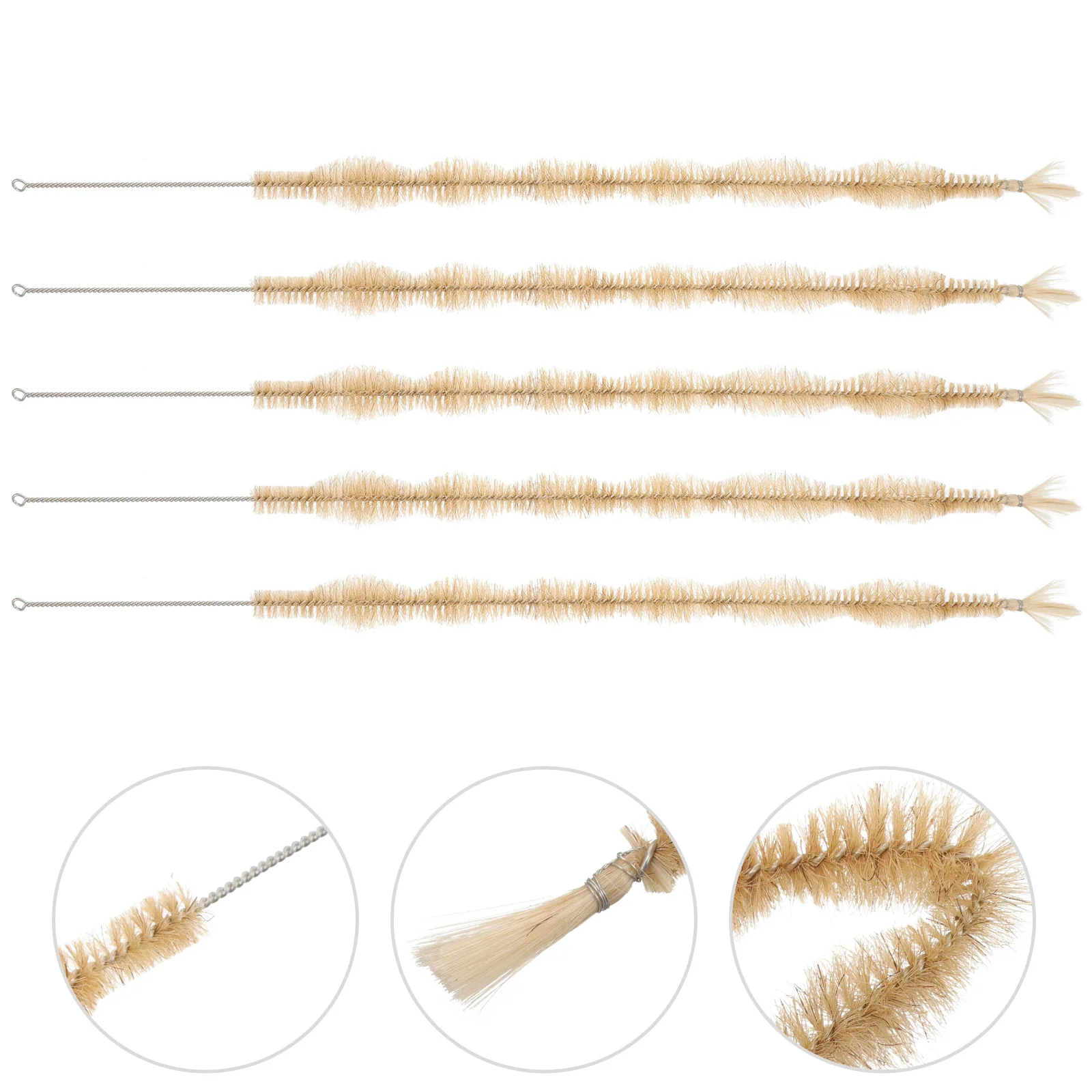 

5 Pcs Condenser Pipe Brush Spherical for Cleaning Cleaner Tube Multifunctional Iron