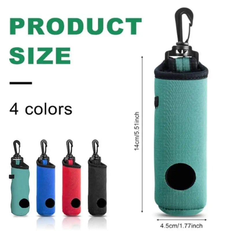 652F 골프 글로브 컨테이너 허리 홀더 가방, 대용량 골프 글로브 보관 파우치 3 글로브 보유 골프 글로브 가방