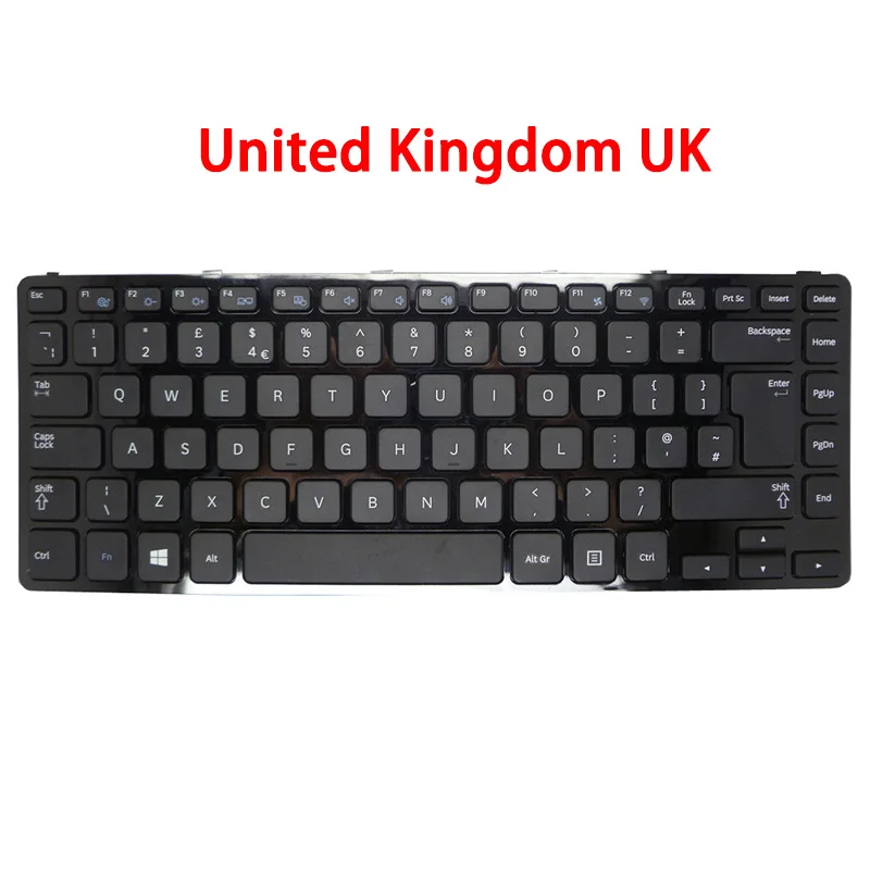 Laptop Keyboard For Samsung NP350E4C NP355E4C 350E4C 355E4C Chinese CN United Kingdom UK English US Latin America LA New