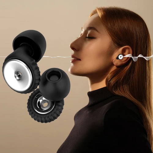 Imagen 2 del producto Tapones para los oídos con cancelación de ruido para conciertos, protectores para los oídos, tapones para los oídos con cancelación de ruido para dormir, protección auditiva, tapones para los oídos antiruido