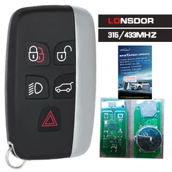 Lonsdor specyficzne inteligentny klucz 5 przycisków 315MHz/433MHz dla 2015 2016 2017 2018 Land Rover Jaguar słowo dla Lonsdor K518