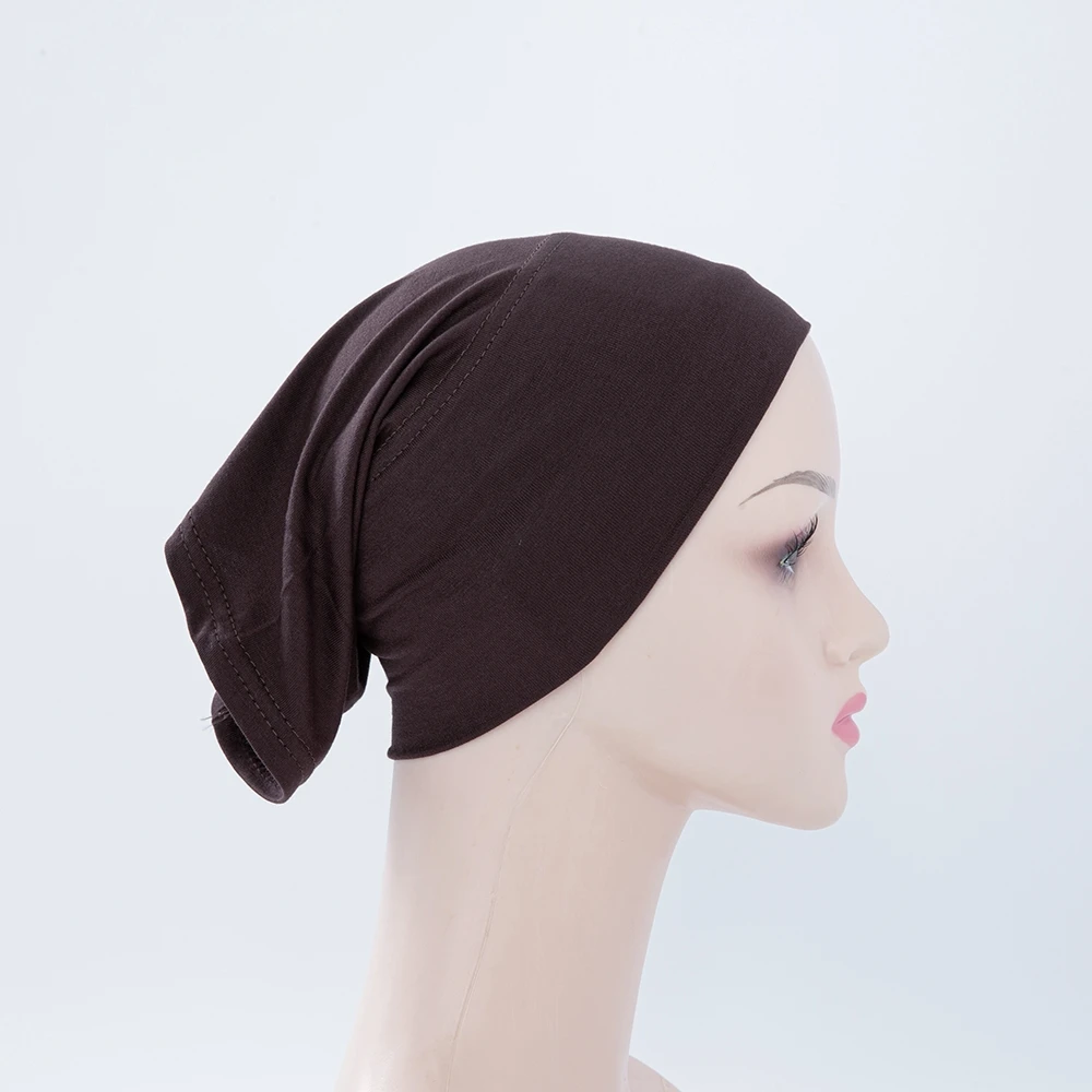 56 farben Mode Frauen Innere Hijab Rohr Muslimischen Kappe Motorhaube Plain Islamischen Underscarf Bambus Jersey Undercaps