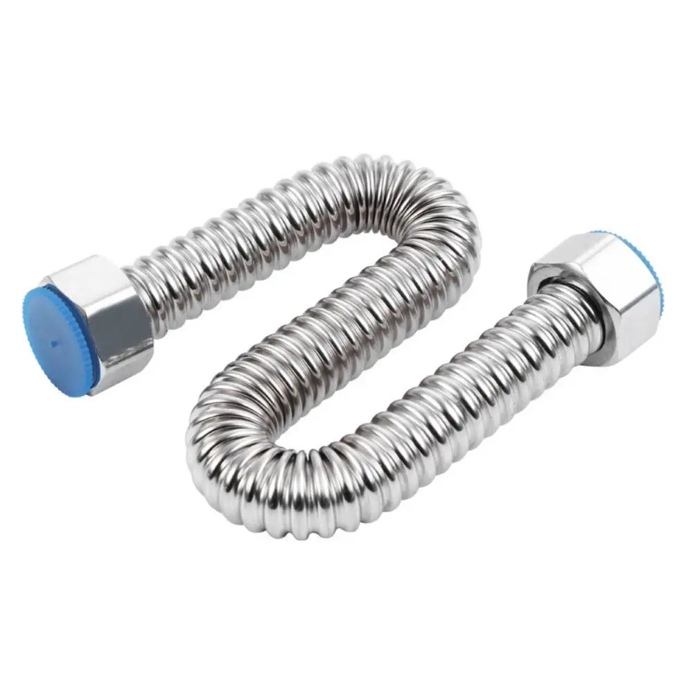 High-temperature Resistant 304 Stainless Steel Hose Thickened with Wrench Corrugated Pipes Explosion-proof 304 Stainless Steel