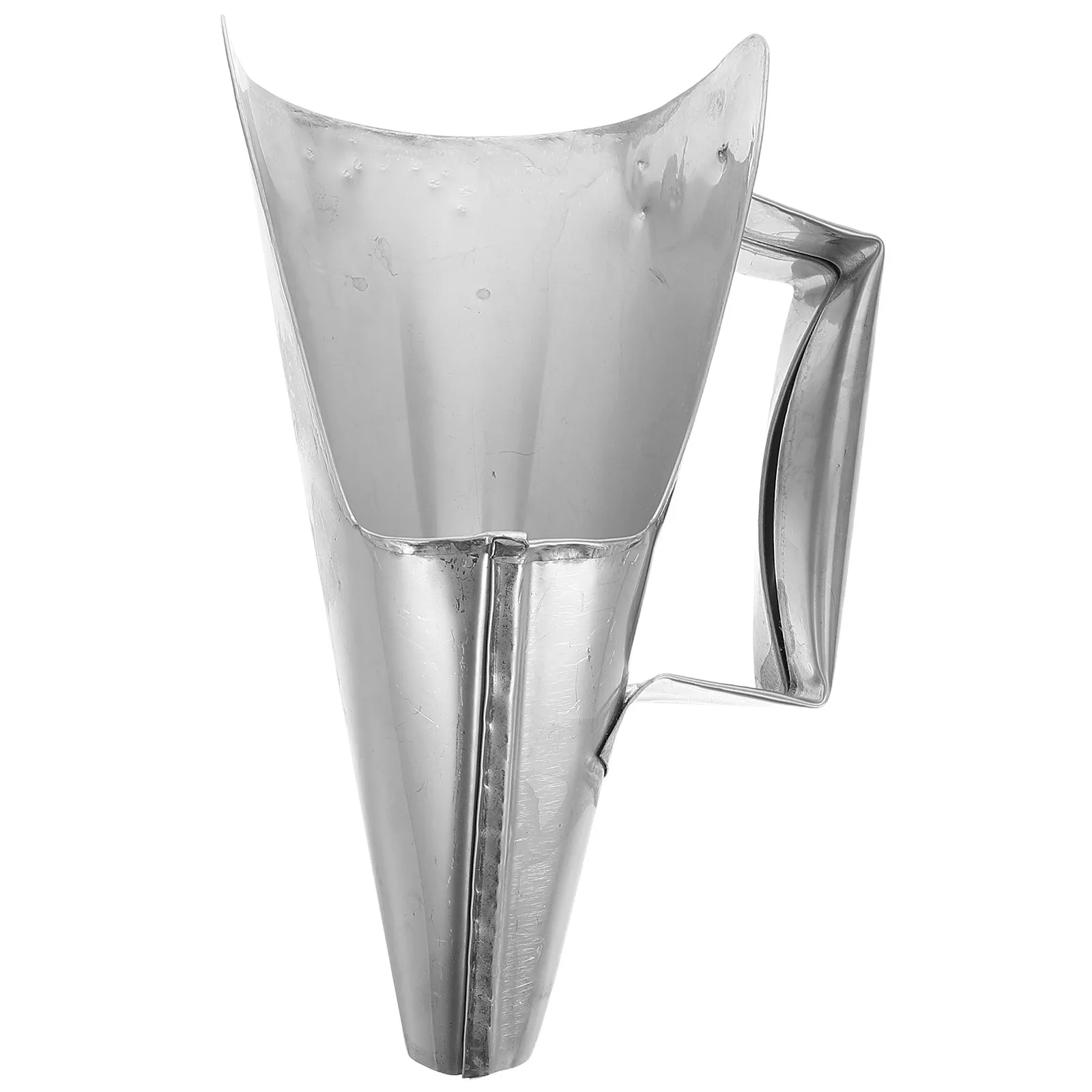 Metal Wide Mouth Kitchen Funnel Food Packaging Transfer Funnel for Chicken Claw Bagging Small Food Items Stable Base Fast