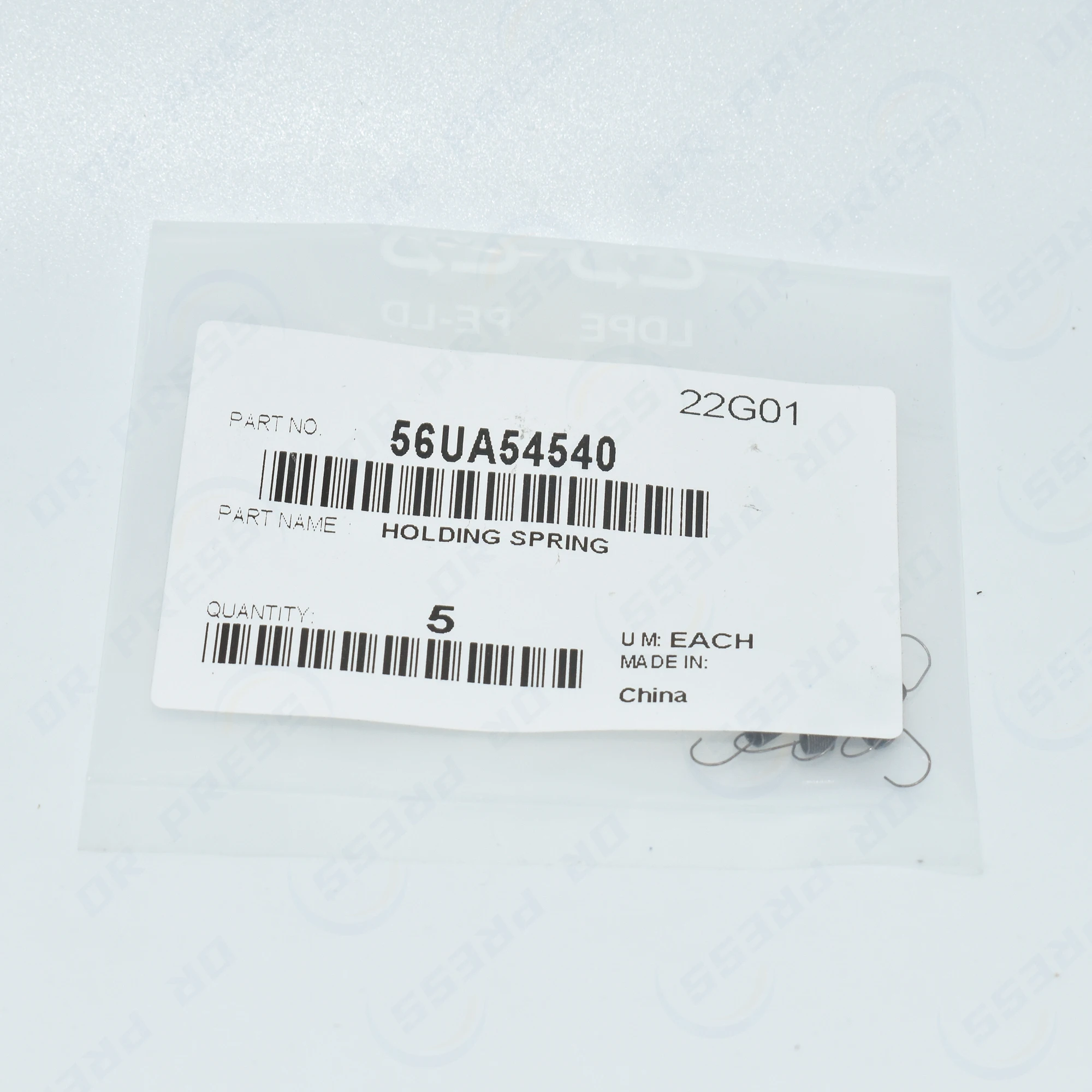 

56UA54540 Удерживающая пружина для Konica Minolta 2100 1052 1250 1051 1100 1200 950 951