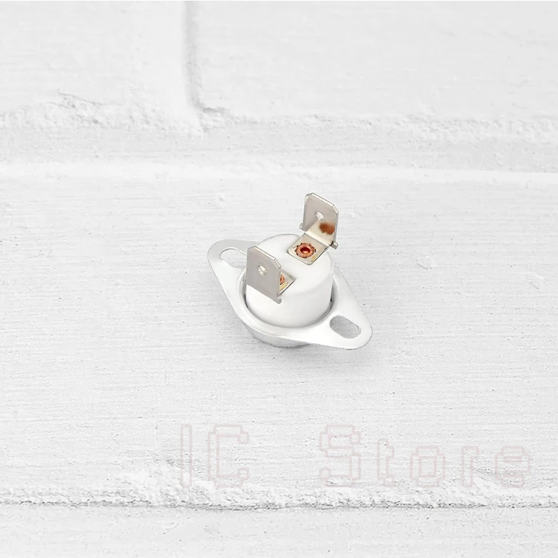 20 peças ksd302 16a 250v interruptor de temperatura normalmente aberto sem termostato cerâmico 40 55 65 75 90 100 110 120 140 150 180 190c