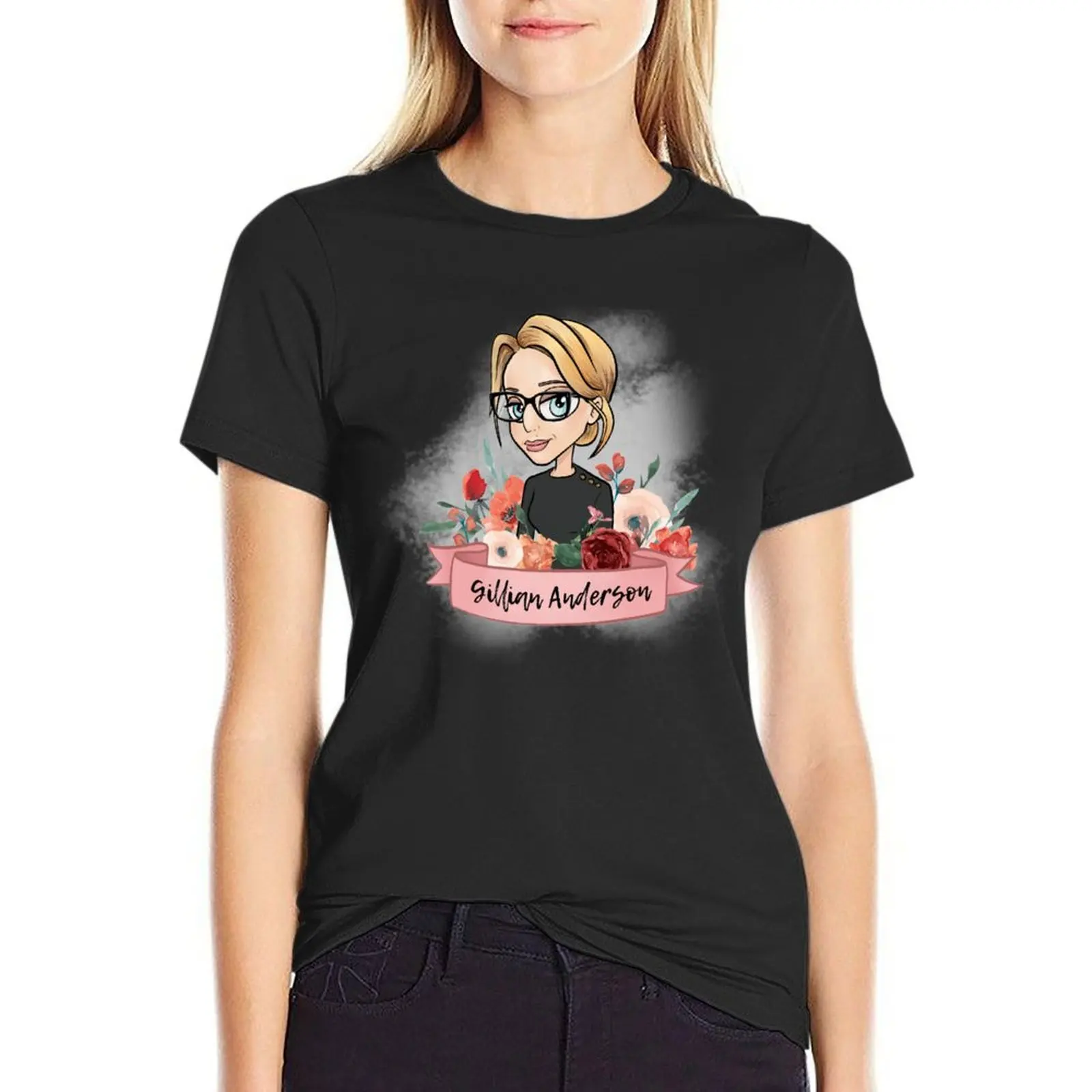 

Gillian Anderson : The Queen T-Shirt Blouse cute clothes customs design your own plus sizes clothes for Women