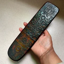 Jade Antique Xiuyan Jade Vintage Crafts Han Dynasty Jade Court Board Token Jade Gui Sacrifice Gift Ornaments