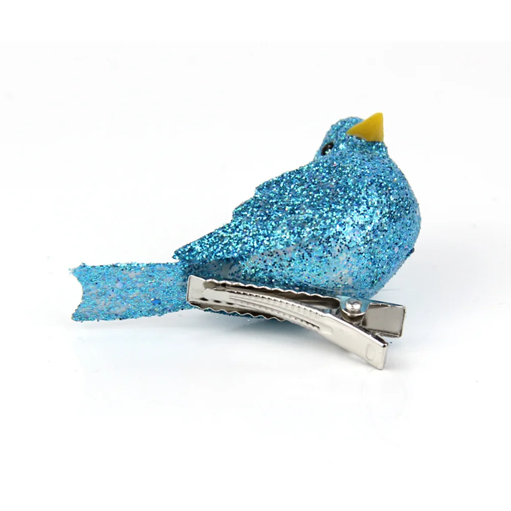 

12 шт., заколка для волос с имитацией птиц, пенопластовая очаровательная заколка в форме птицы, мини-украшение для волос для женщин, идеальный подарок, заколка для волос с птицами