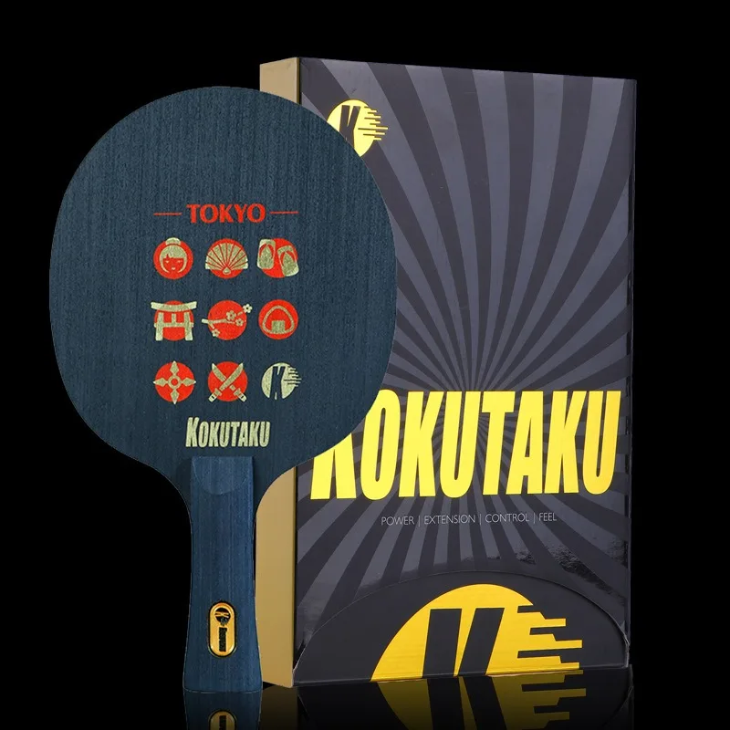 

KOKUTAKU TOKYO CARBON Table Tennis Blade Racket Lightweight Fast Attack Loop Offensive Ping Pong Bat Paddle