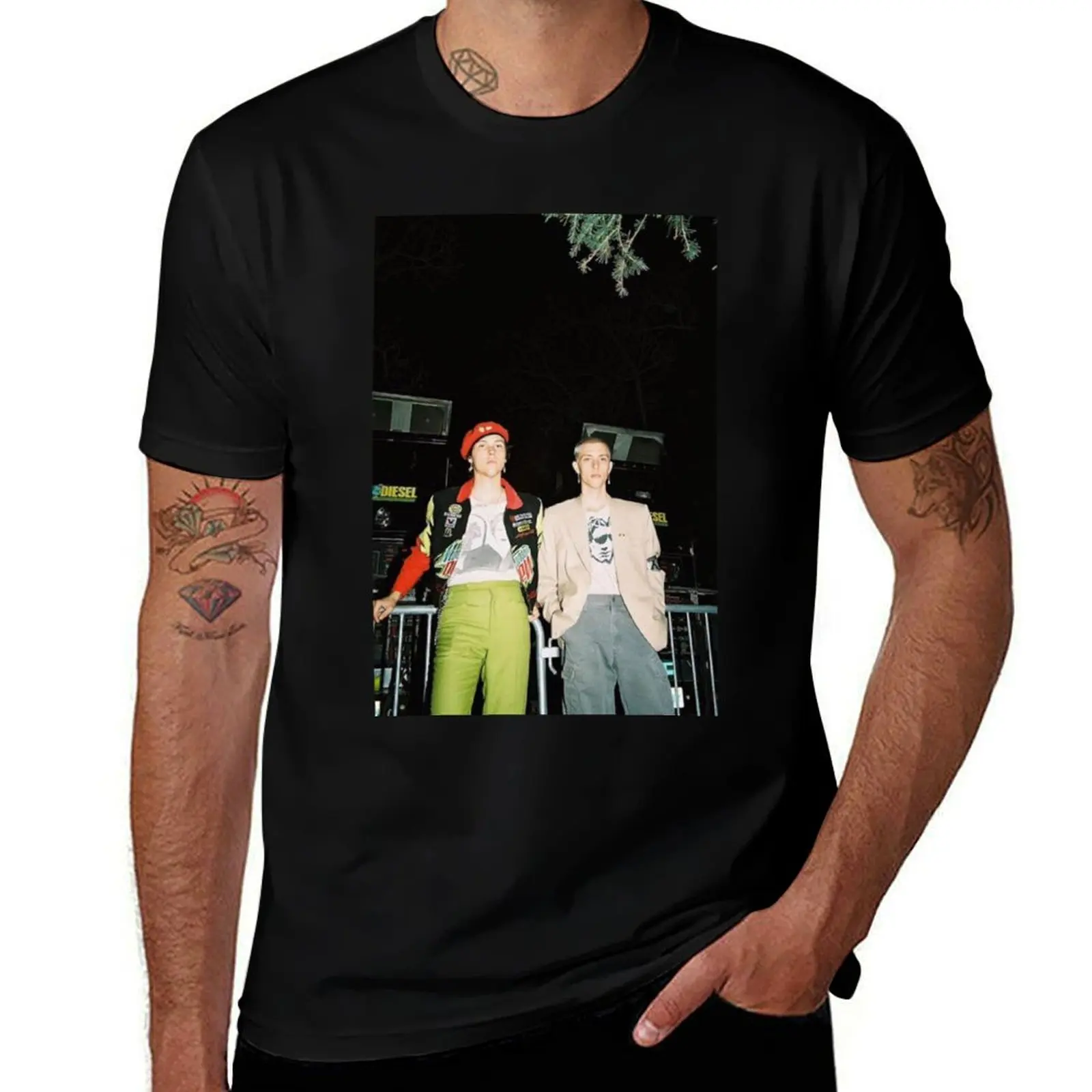 

t-shirt 100% man plain black man Garden oversize package shirts Band shirts T-Shirt cotton t cotton for The anime t