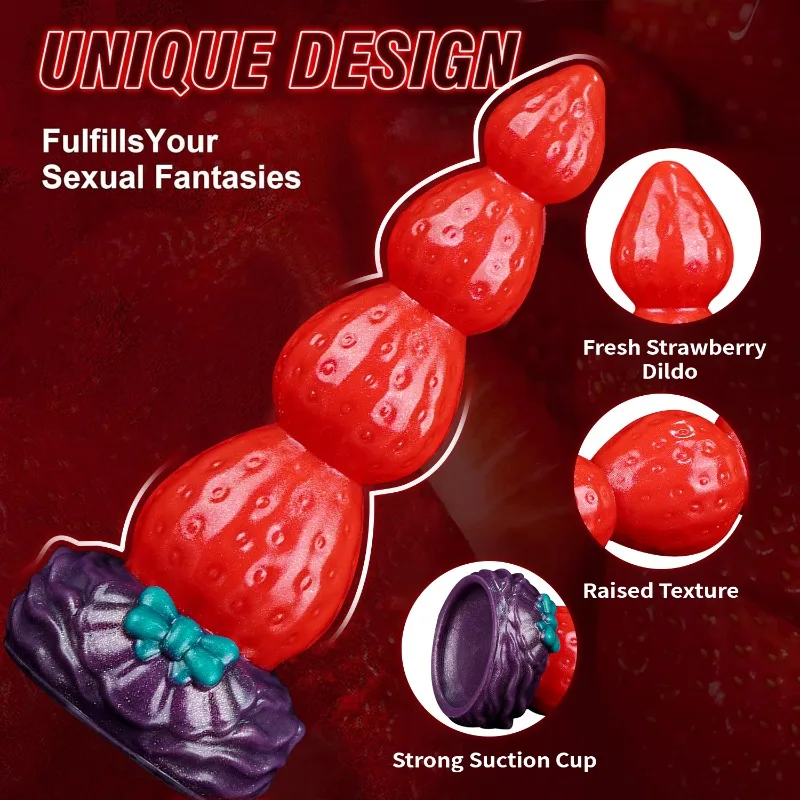 لطيف الفراولة دسار أنثى المكونات المهبلية الشرج الاستمناء BDSM التدريب المبتدئين ودية الكبار الجنس لعب الذكور العجان مدلك #2