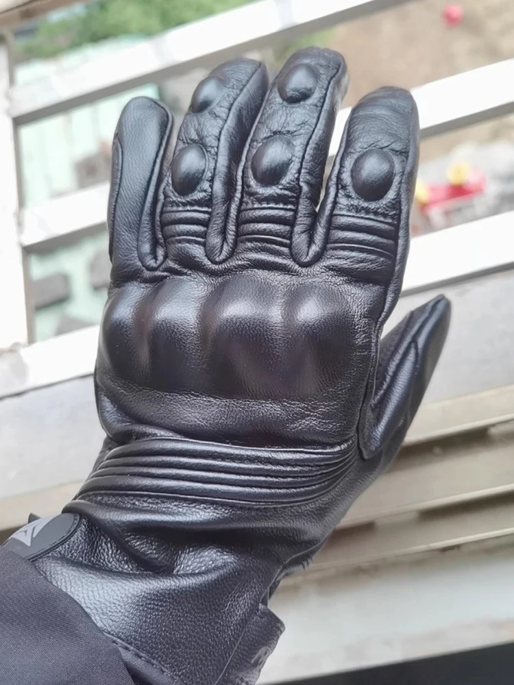

Motowolf Winter Warm Motorcycle Riding Windproof Comfort Gloves Men Women Touch Screen Genuine Leather Thermal Moto Accessories