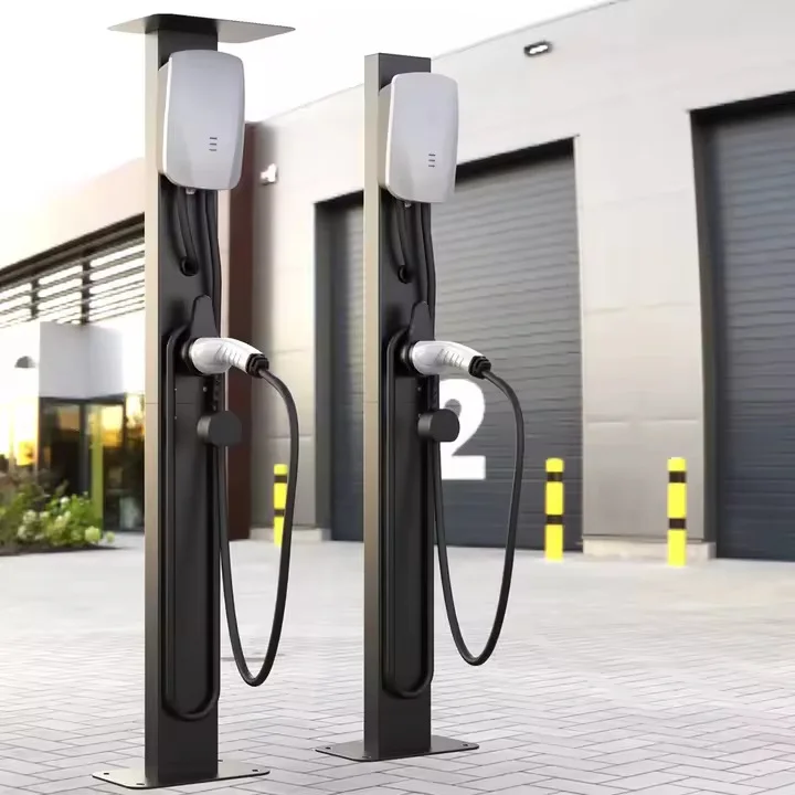 New Energy Vehicle Charging Pile Pillar Base Outdoor Waterproof Lock Post Fixing Bracket Fast EV Charging Pile Column