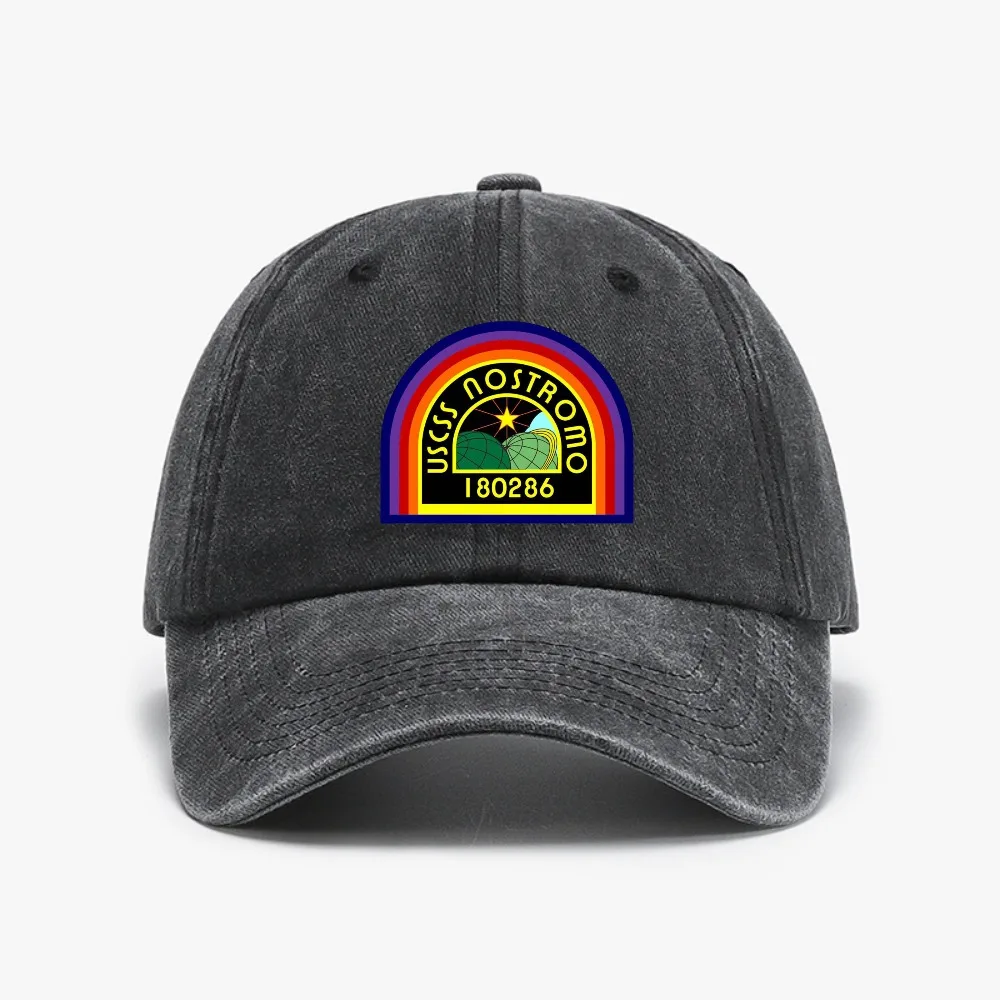 

Fashion USCSS Nostromo hat Alien USS Sulaco Colonial Marines Aliens Off World Baseball Cap Breathable Distressed Washed hats
