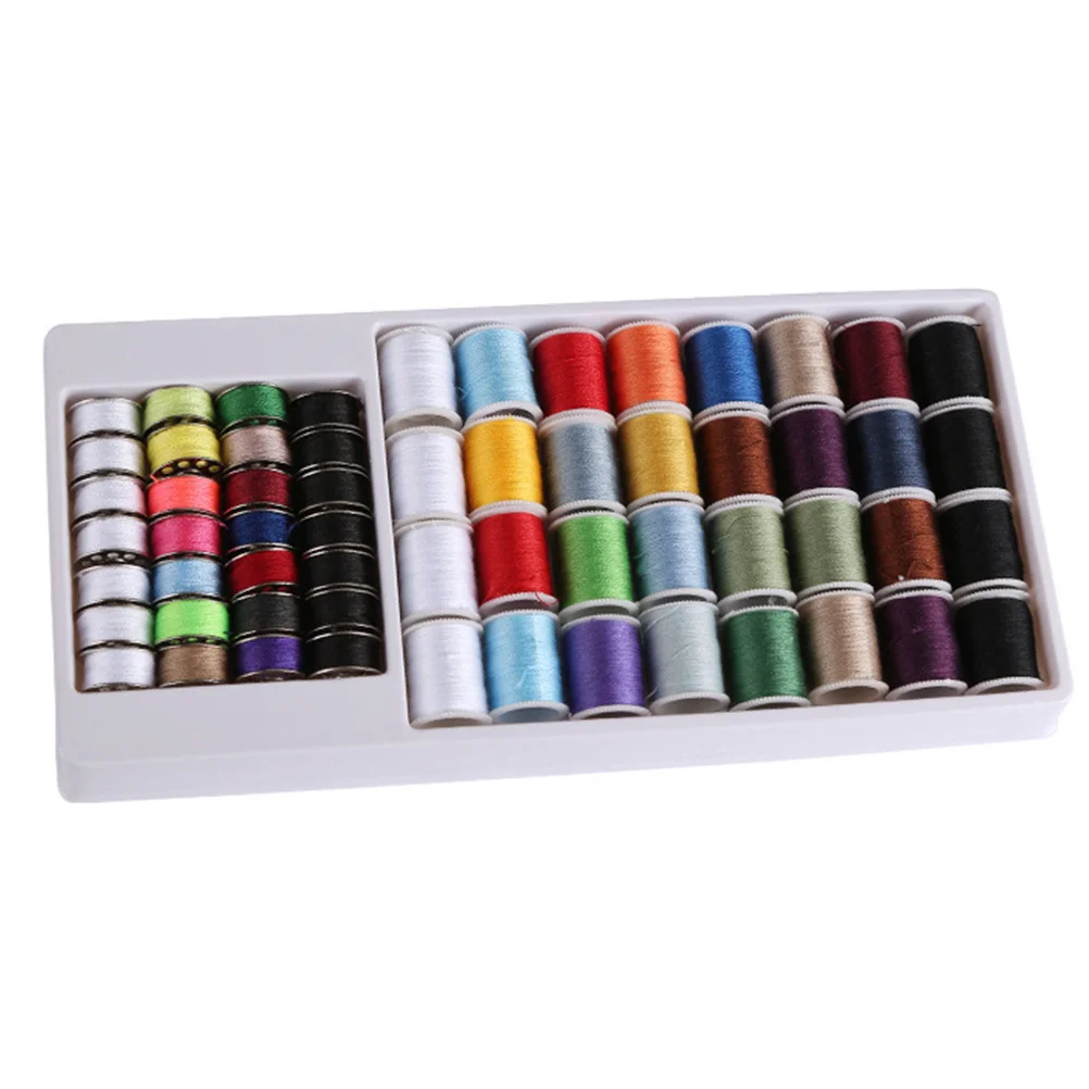 

60pcs Sewing Thread Spools Set Multi-Color Embroidery Yarn For Cotton Linen Polyester Fabric Hand Machine Quilting Craft Diy