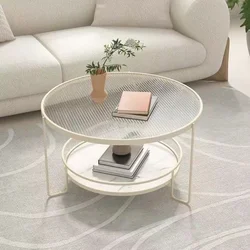 Home Coffee Table  Glass Side Table Modern Simple Dining Table For Bedroom Living Room Furniture Sofa Side Desk Table