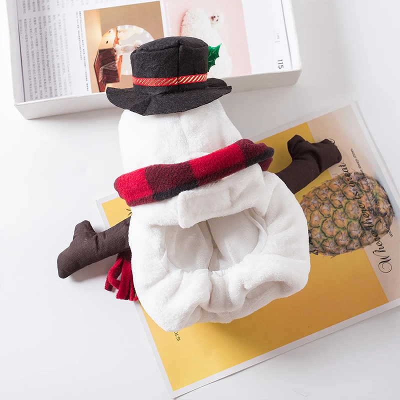 Bild 4: Weihnachten Halloween Haustier Burger Lustige Kleidung Welpen Schneemann Transformation Outfit Kleiner Mittelgroßer Hund Clown Rollenspielkostüme