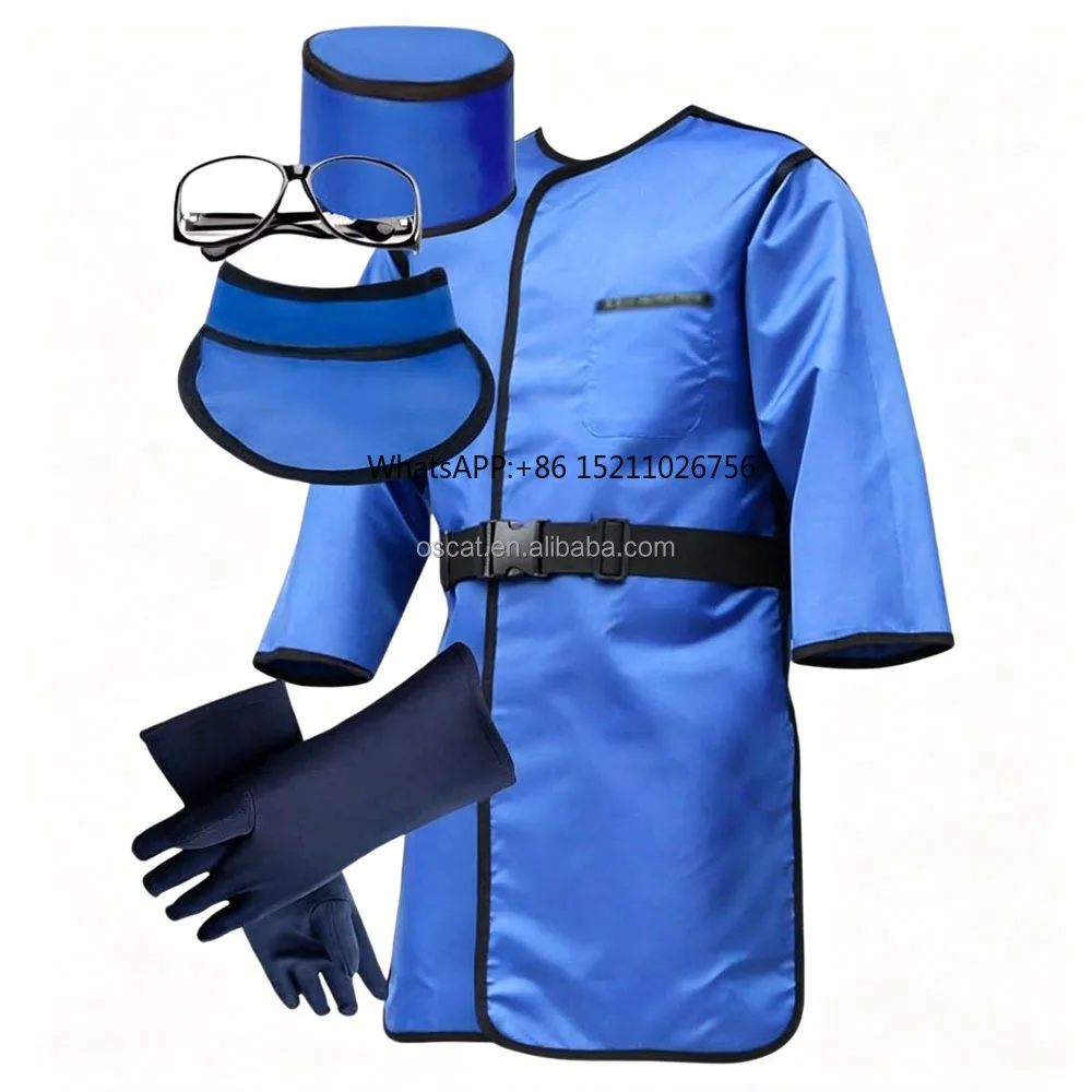OSCAT Vet X Ray Radiation Protection Lead Apron 3/5 Piece Set Safety Protective Apparel Pet X Ray Protection Veterinary Clinic