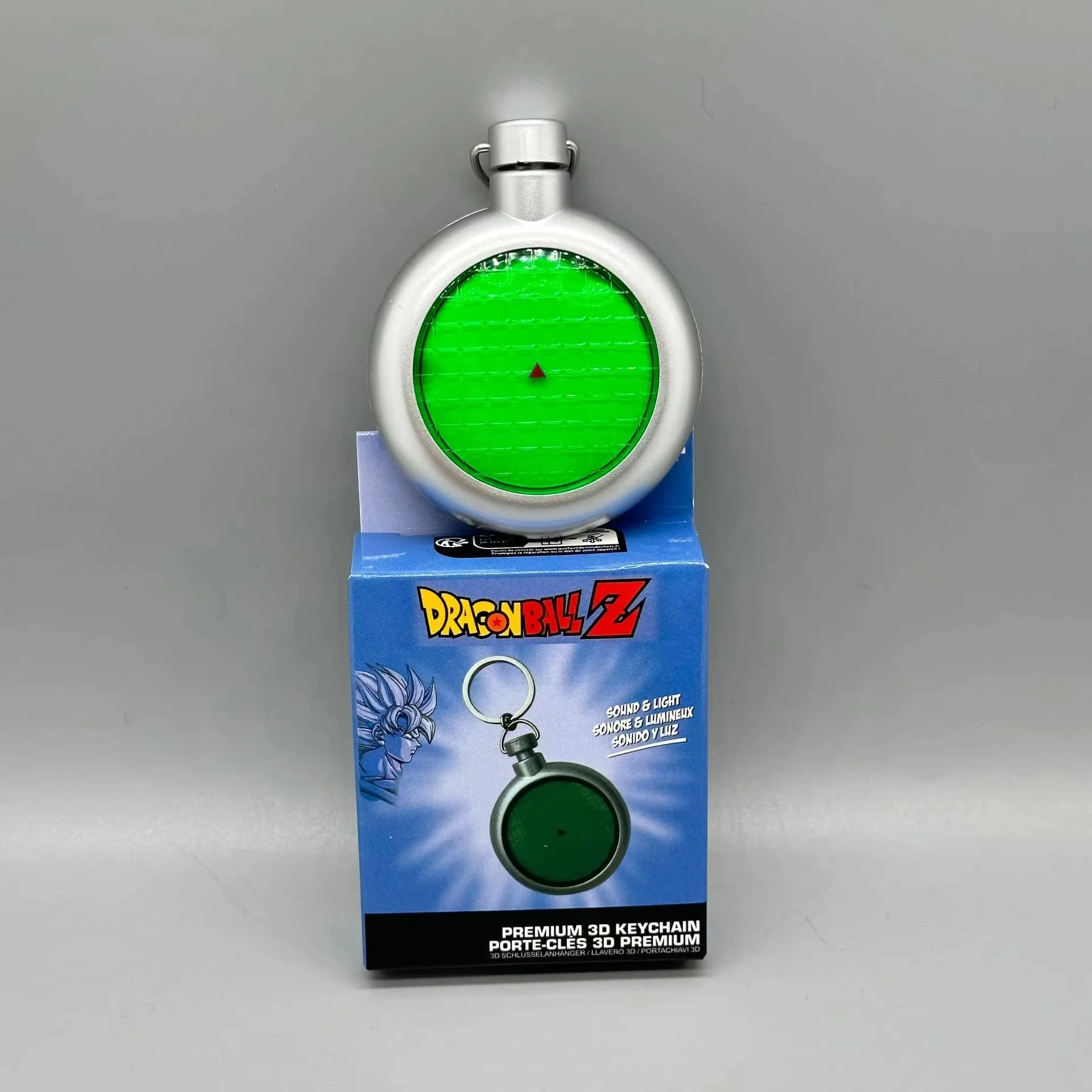 Dragon Ball Radar-Schlüsselanhänger Wiederaufladbar mit Ton- und Lichtfunktion Rucksack-Ornament Sammlerstück Geschenk für Fans