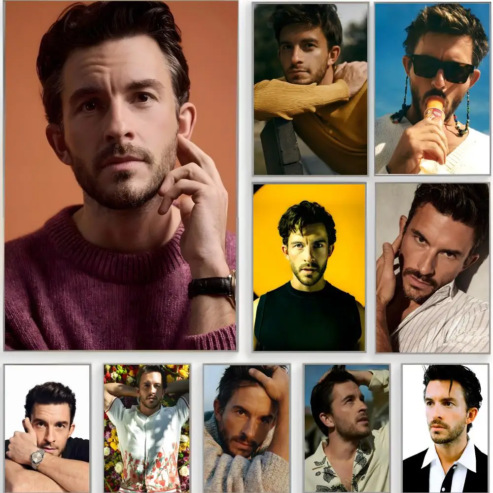 charming actor j-jonathan bailey Poster Classic Wall Art  Home Decor  Peel and Stick Unframed