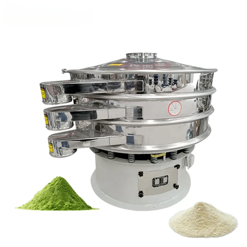 CY-MACH  Coconut milk powder rotary vibrating screen sieve sifter machine Fine Powder Vibration Screener