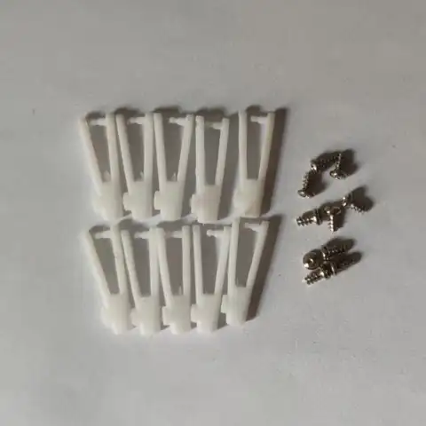 10Pcs/bag Plastic Clevis D1xd2xL 21mm with Screws for RC Airplane