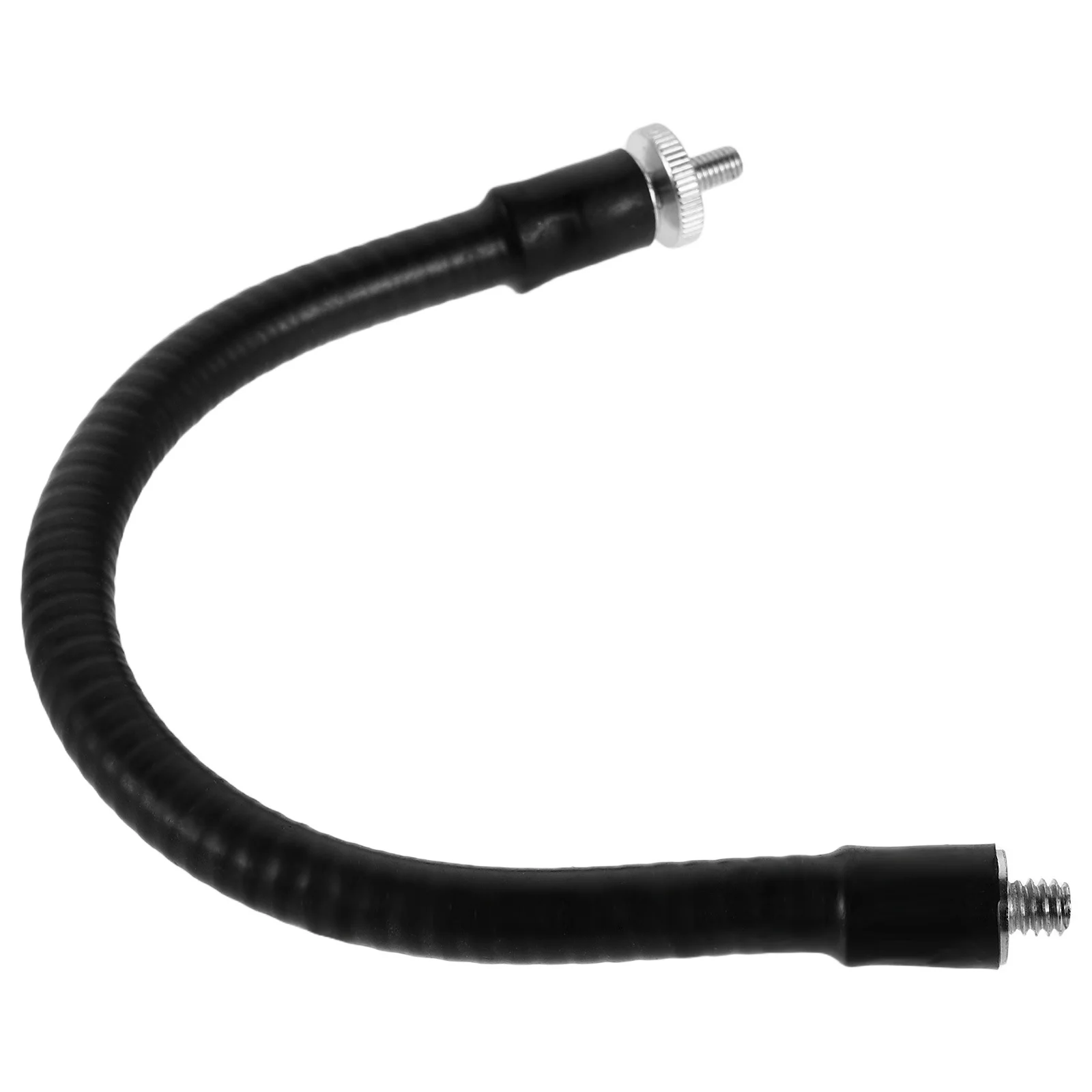 Metal Microphone Gooseneck Extension Rod 360° Adjustable Bendable Mic Holder For Live Streaming Studio Recording M5 To 1/4