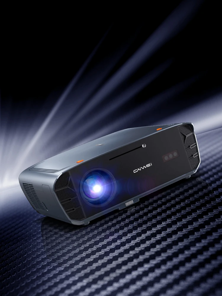 Projecteur 4K Super Lumineux avec Android TV, Prise en Charge Netflix 4K, Audio Dolby, Extérieur & Home Cinéma, Utilisation Jour & Nuit, Anti-Poussière