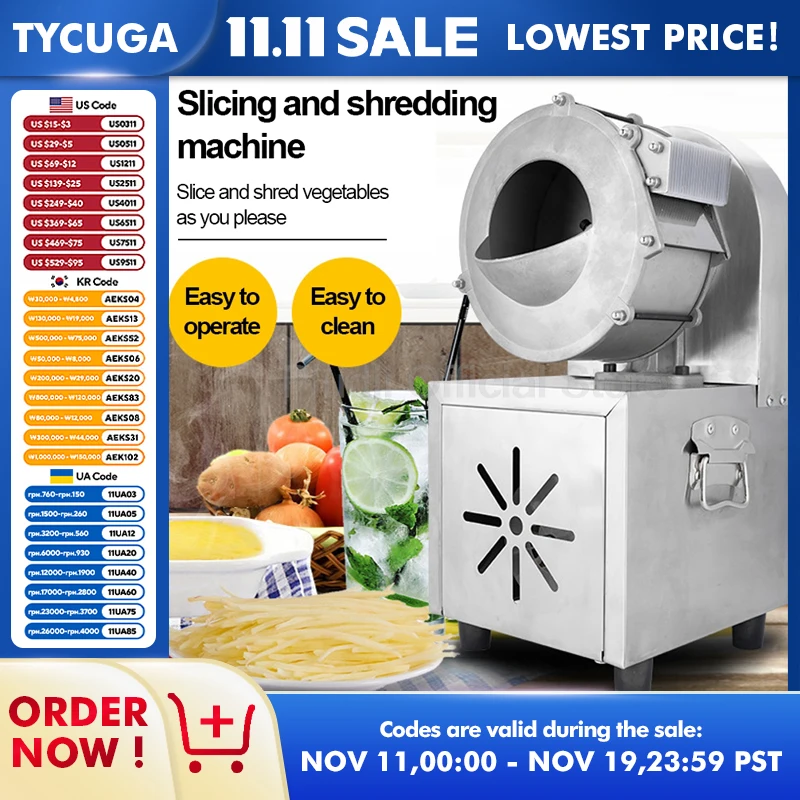 Электрическая картофелерезка 180 Вт, автоматическая слайсер, многофункциональная нарезка из нержавеющей стали, резак, различные машины для нарезки овощей