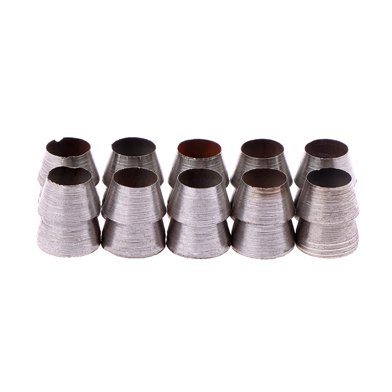 10pcs Safety Round Handle Wedges Steel Hammer Handle Splitting Wedge Set for Axe Claw Hammer Steel for Carpentry Maintenance