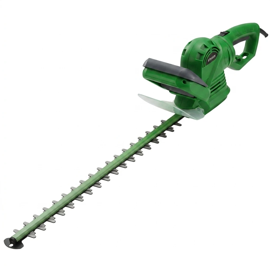 21V Industrial Grade Brushless Rechargeable Lithium-Ion Battery Hedge Trimmer with 20-Inch Blade Dual Scissor Type Left-Hand