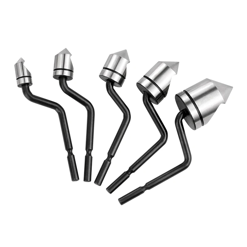 For Smooth Edge Finishing 1PC Manual Deburring Tool for Blind Holes Multi-Rotating Edge Countersink  Precision Trimming Tool