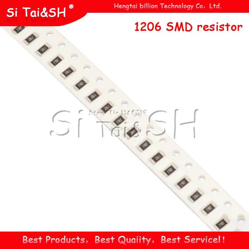 100 قطعة 1206 SMD المقاوم 0R - 10M 1/2W 0 1 10 100 150 220 330 470 أوم 1K 2.2K 10K 100K 200K 0R 1R 10R 100R 200R 220R 330R 470R #1