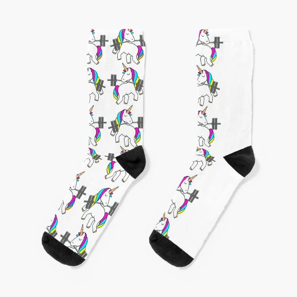 

Unicorn Strong Socks sports stockings cool Designer Man Socks Women's