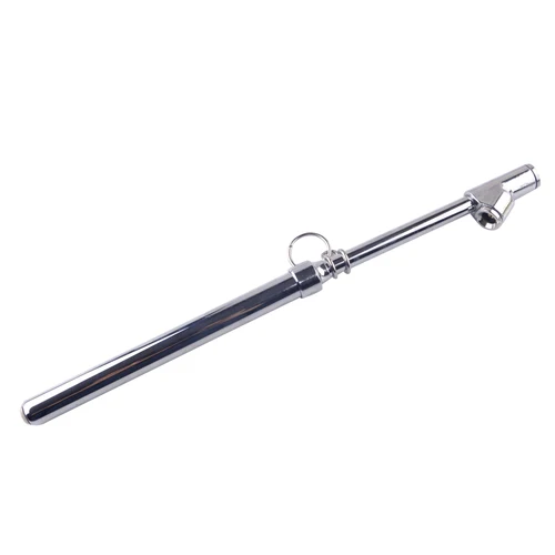 Imagen 1 del producto Manómetro de presión de aire para neumáticos de camión, accesorio Universal de acero inoxidable plateado, resistente, pie recto, doble cabezal, 10-150 PSI, 100-1000kPa